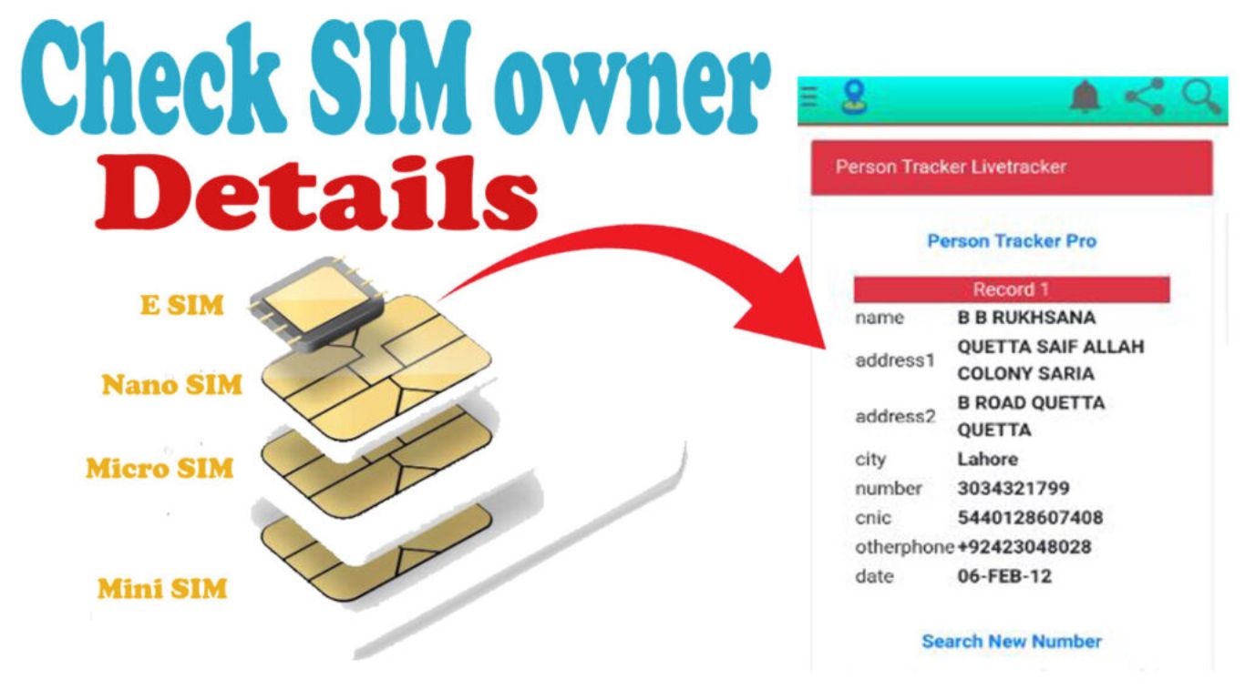 Sim Data Checker: All Network Sim Owner Database 2024